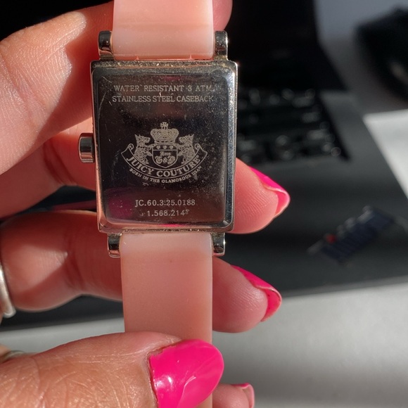 Juicy Couture Rubber Wristband Watch - Picture 7 of 9